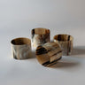 Angela Horn Napkin Ring - Set of 4 | Anboise Accessories