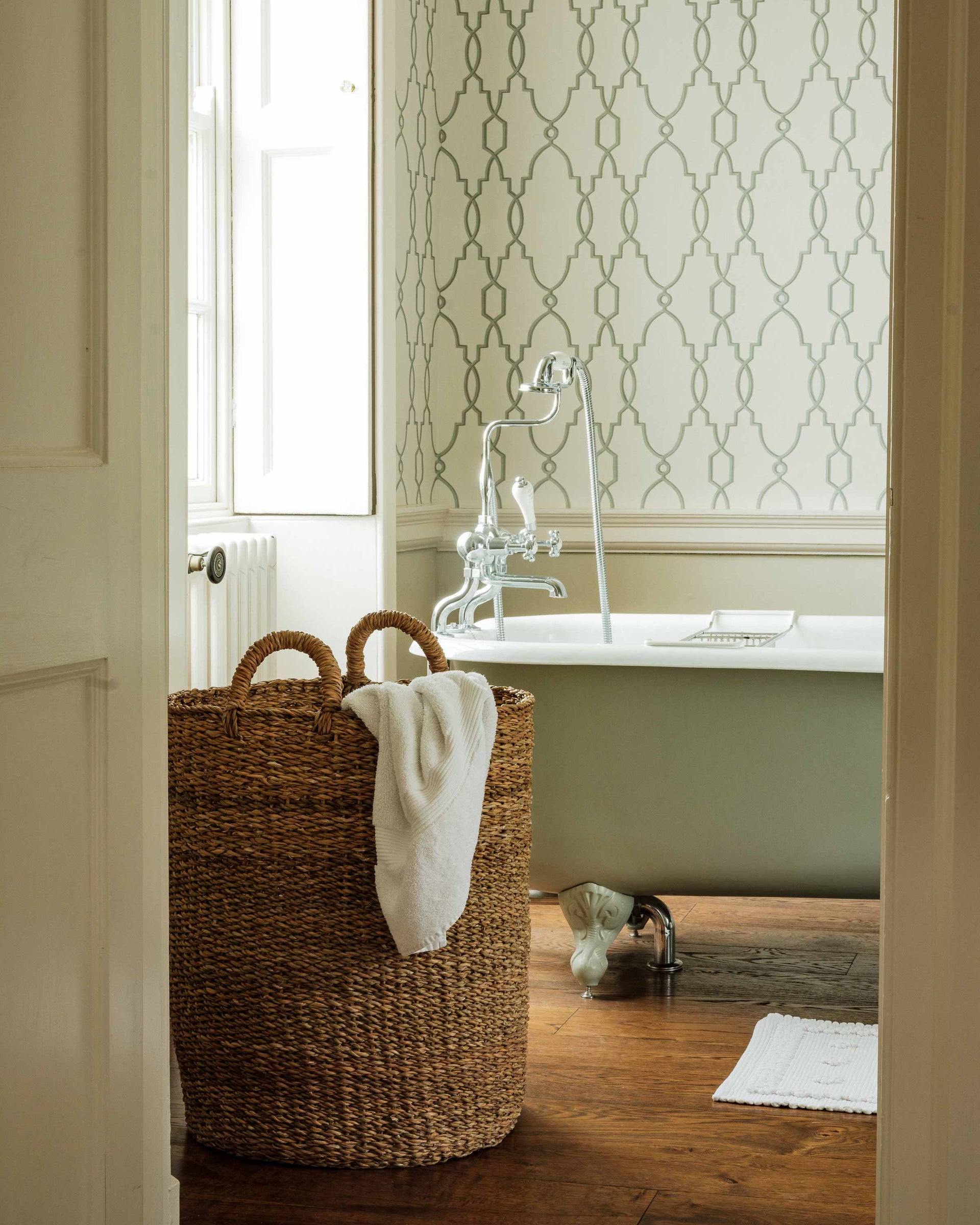 Anastasia Hogla Linen Log Basket