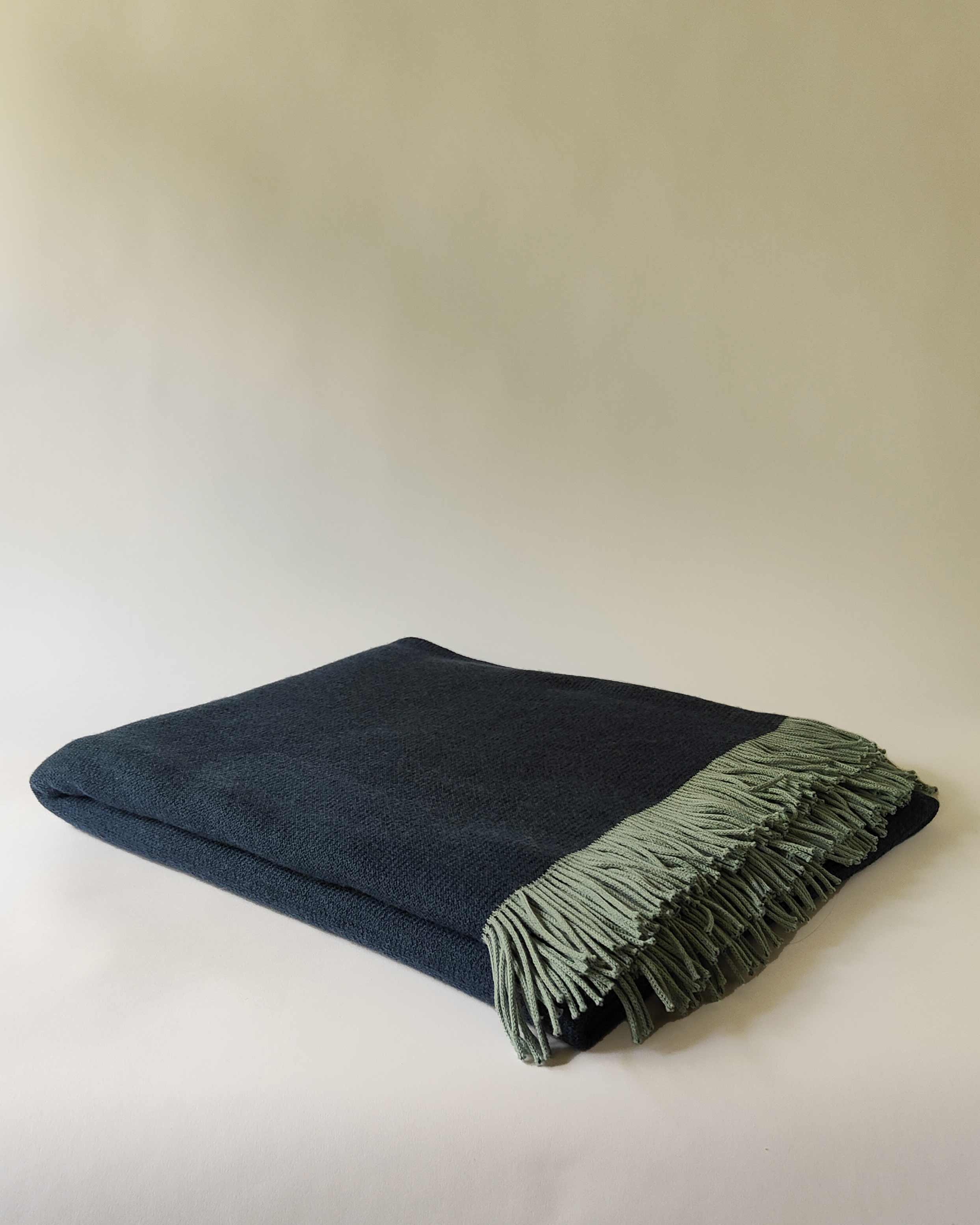 Adaline Blue Two Tone Throw | Anboise