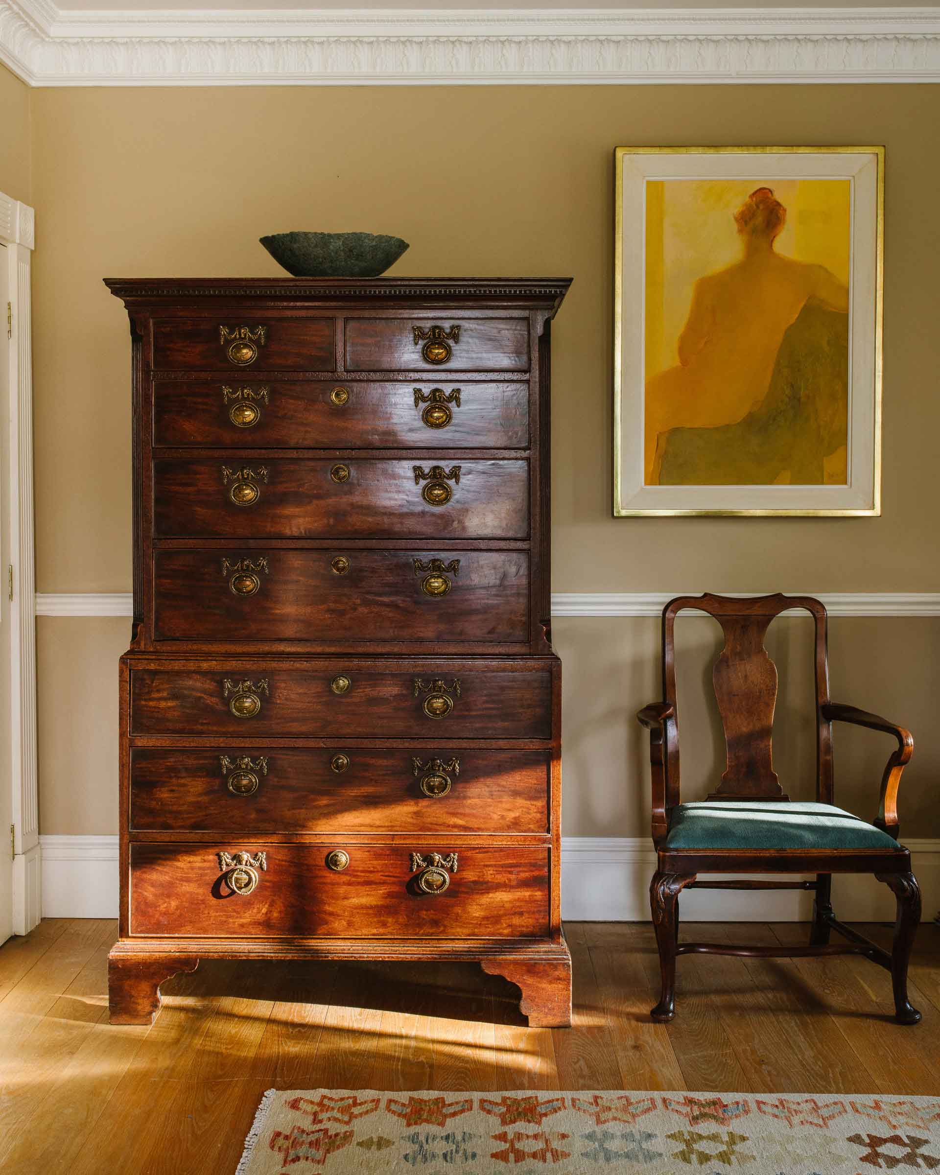 George III Mahogany Tallboy