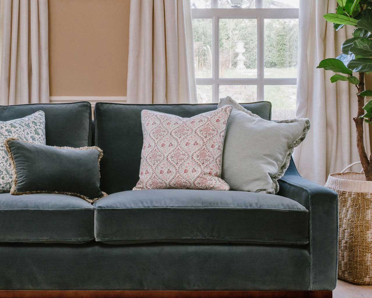 Glen Lyon handmade upholstered sofa with classic silhouette – Anboise