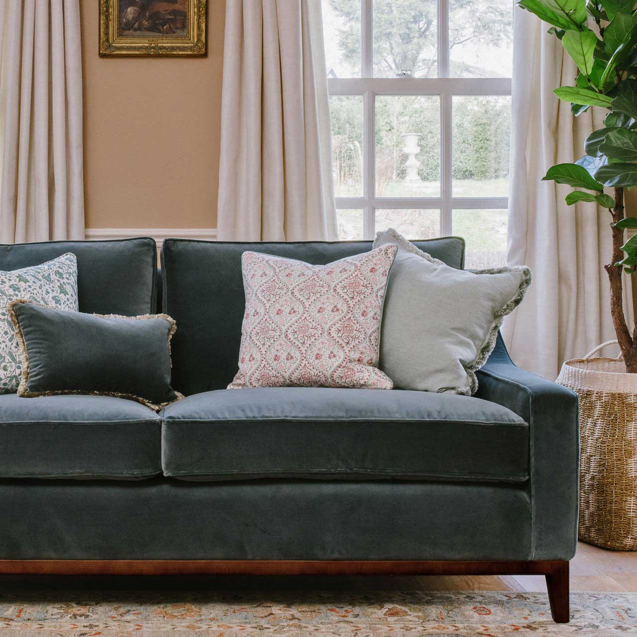 Glen Lyon handmade upholstered sofa with classic silhouette – Anboise