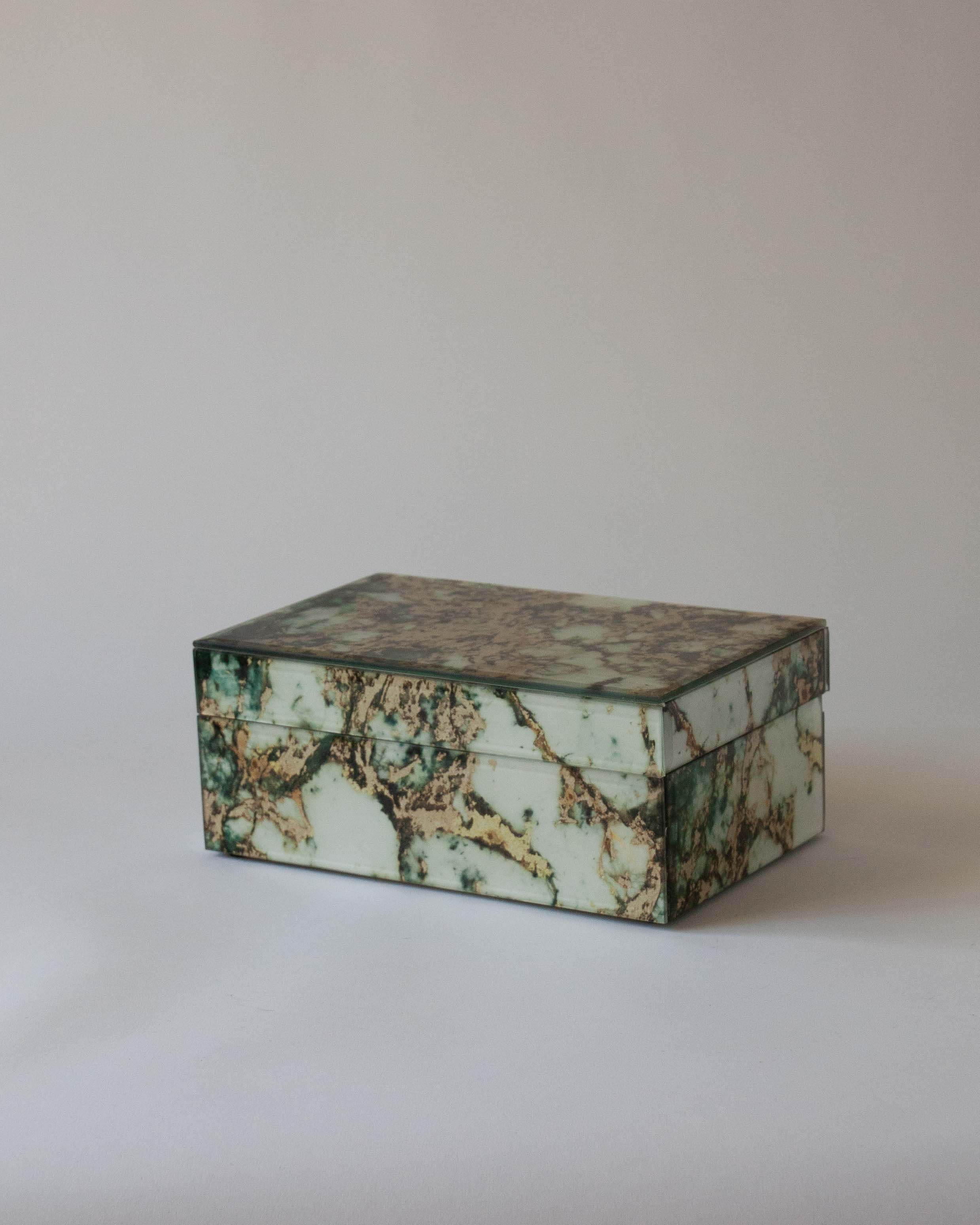 Caja decorativa de cristal Brynn