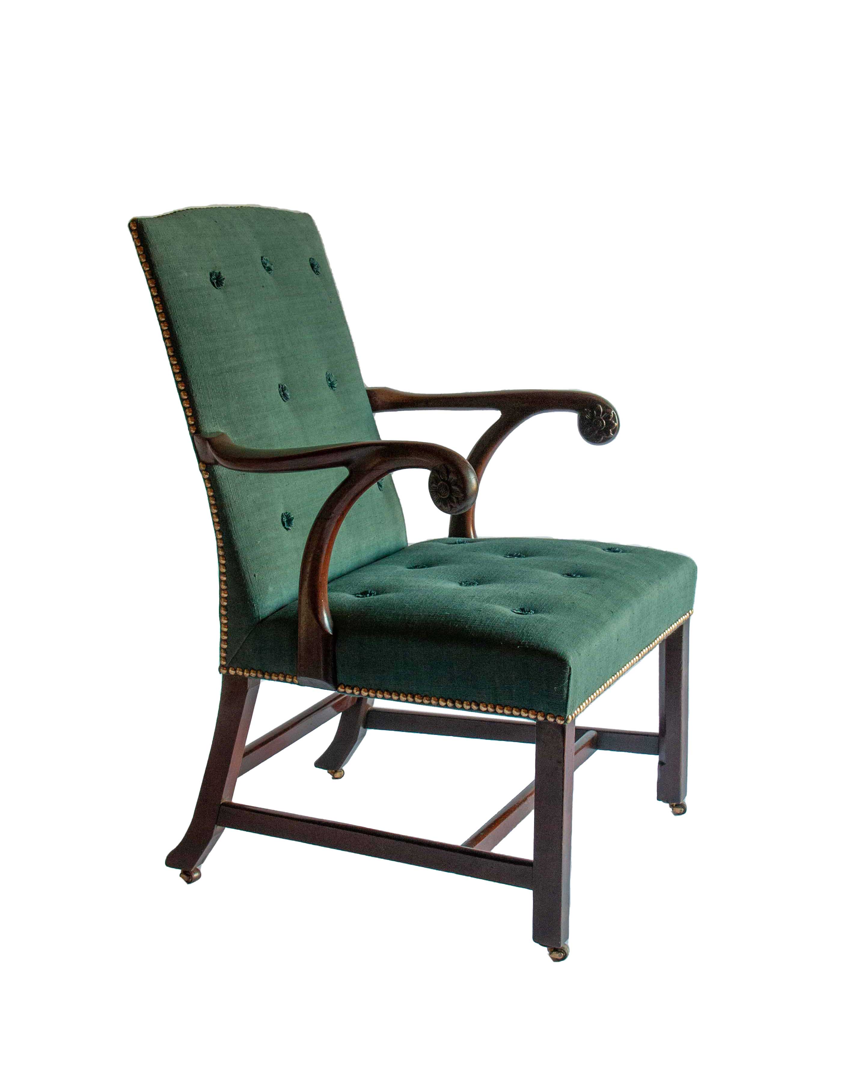 George II / III Mahogany Gainsborough Chair