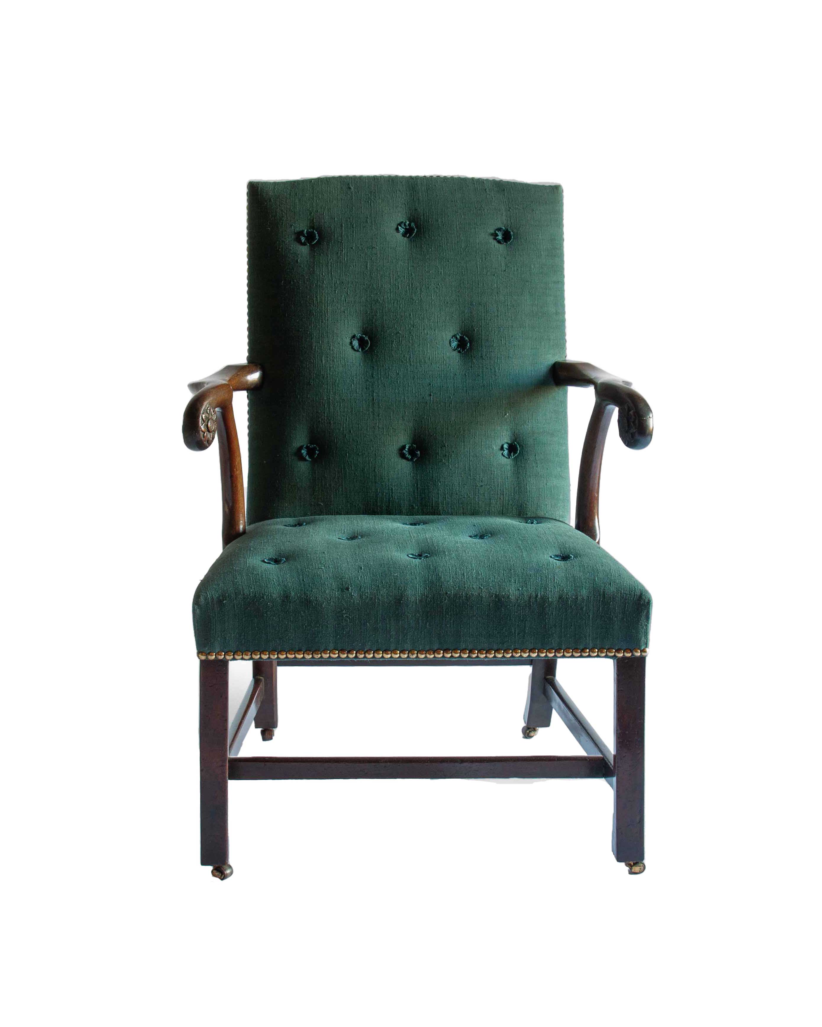 George II / III Mahogany Gainsborough Chair