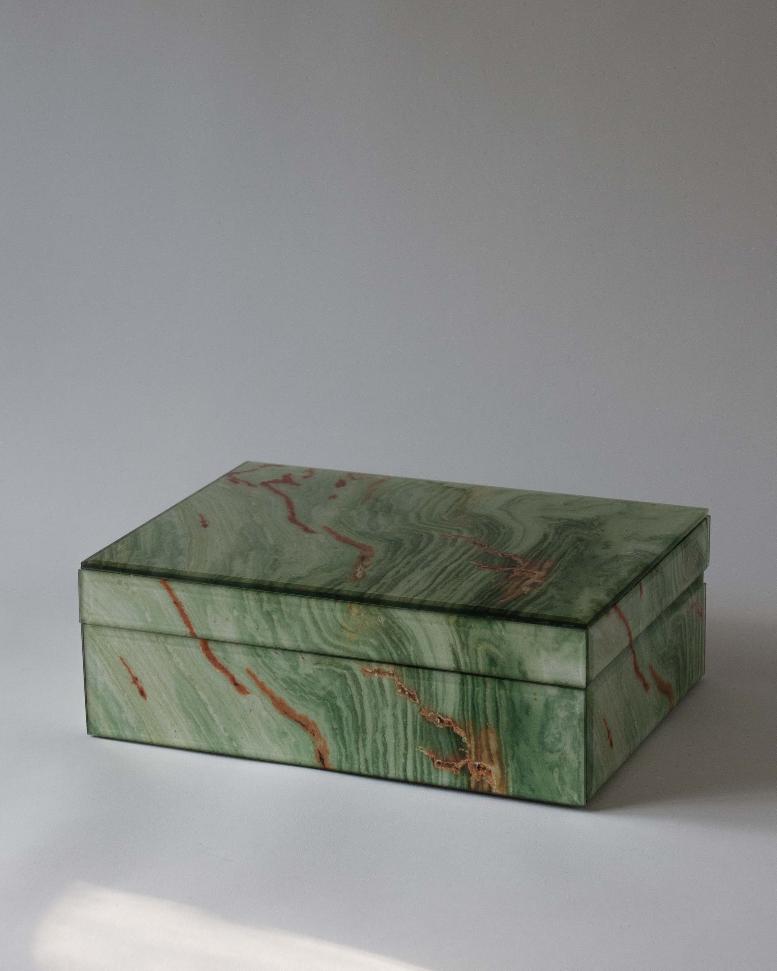 Caja decorativa de cristal Margot