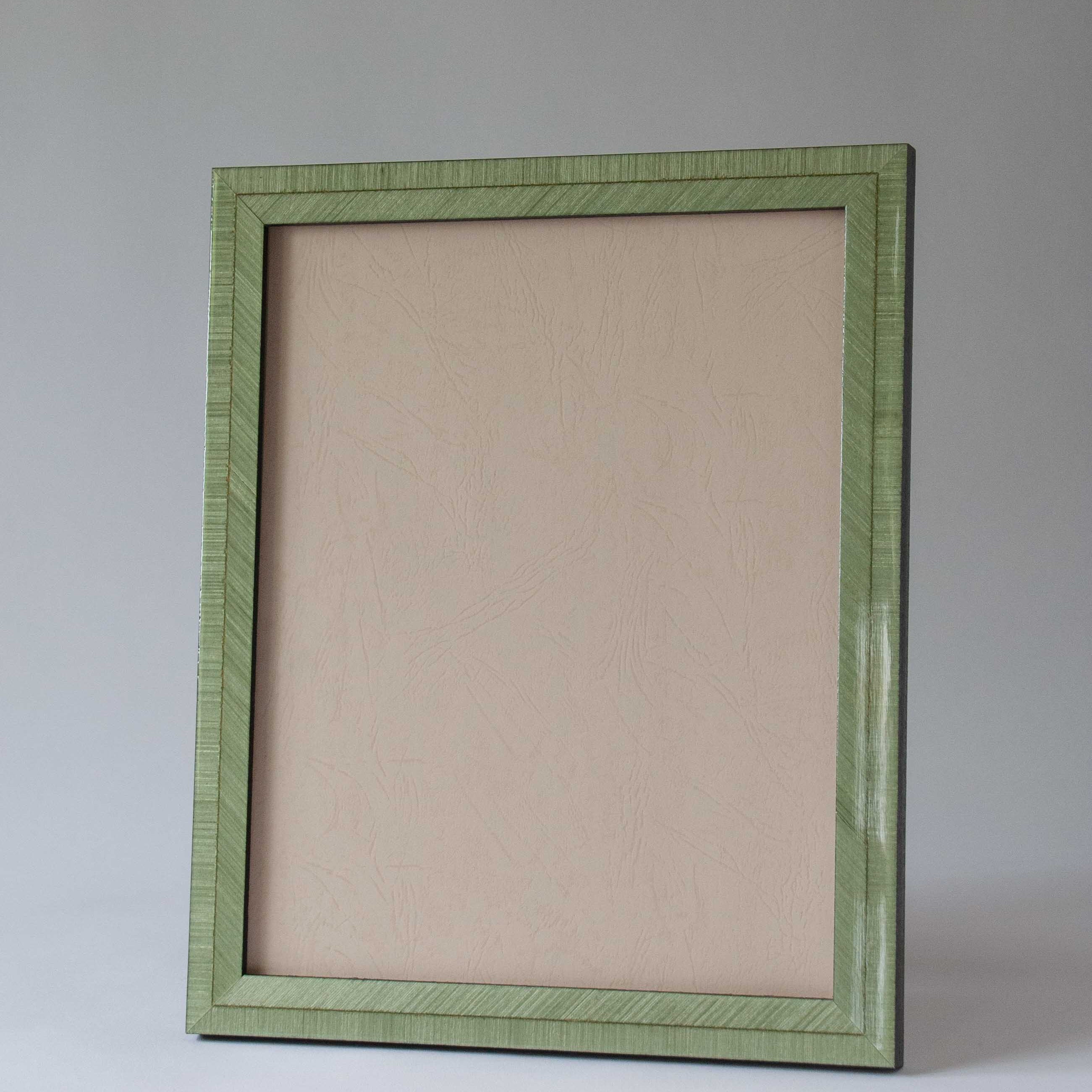 Gabriela Handmade Light Green Lacquered Marquetry Photo Frame | Anboise