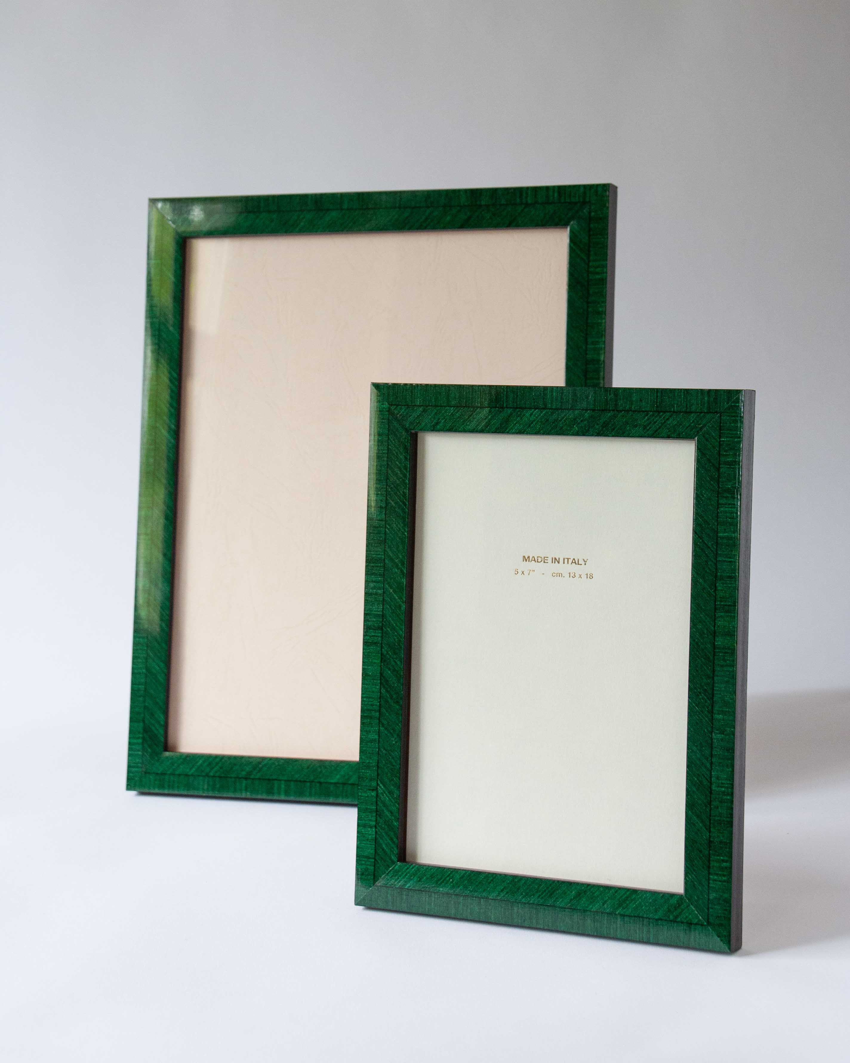 Amora Handmade Green Lacquered Marquetry Photo Frame | Anboise