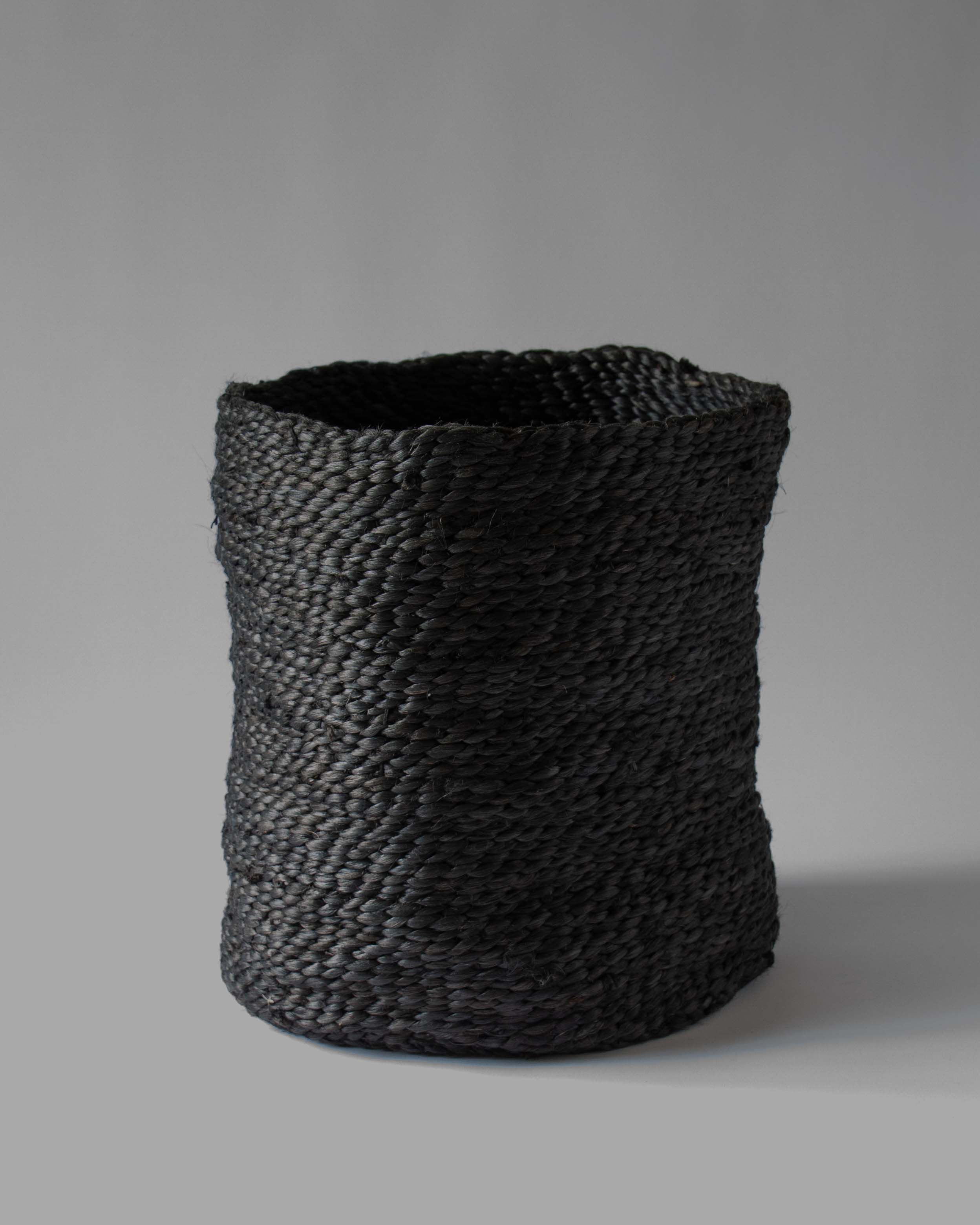 Emerson Waste Paper Basket - Charcoal