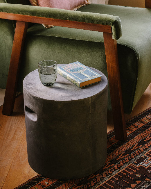 Textured artisan glass tumbler - Anboise