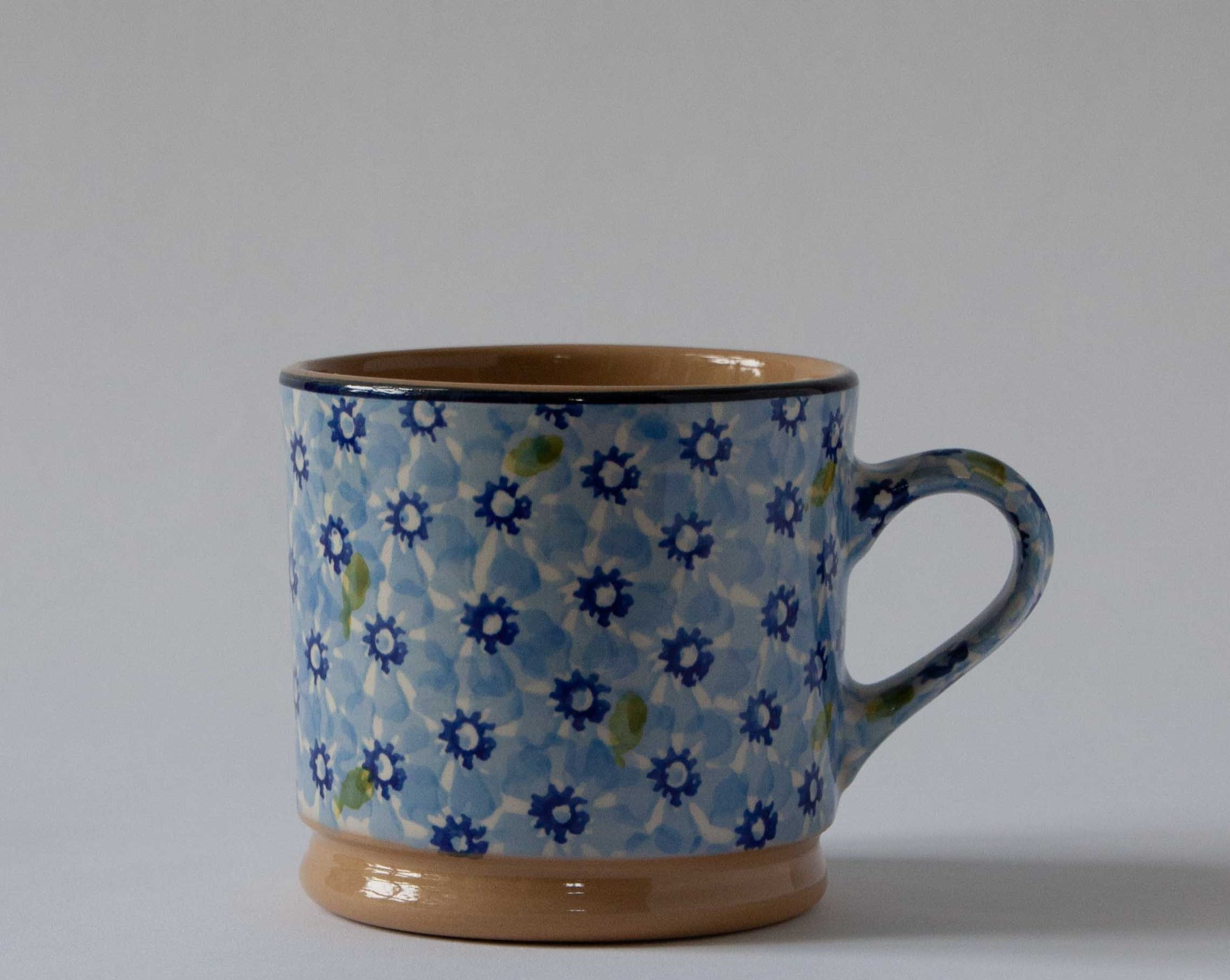 Dunloe Large Handmade Blue Ceramic Mug | Anboise Tableware