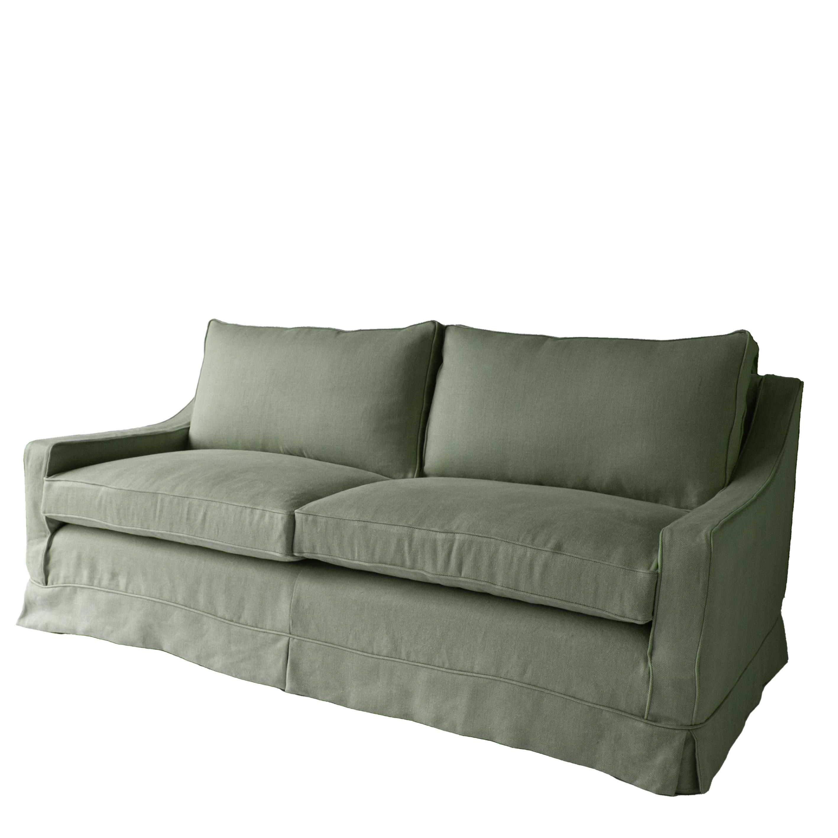 The timeless luxury Glen Lyon Loose Cover Sofa is handmade in the UK | Anboise
