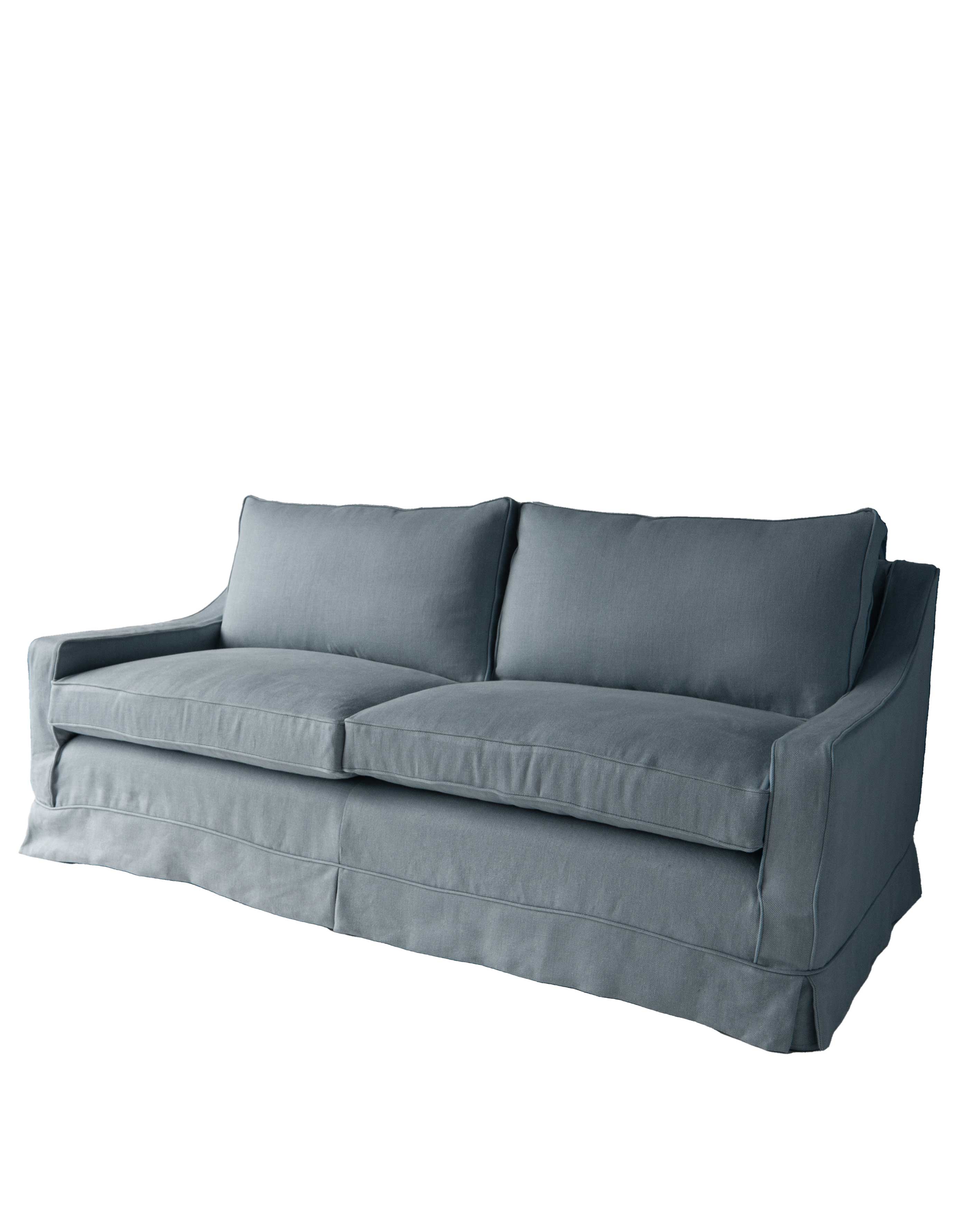 The timeless luxury Glen Lyon Loose Cover Sofa is handmade in the UK | Anboise