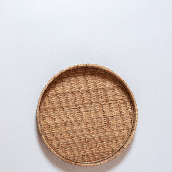 Close‑up of woven rattan texture and braided edge - Anboise
