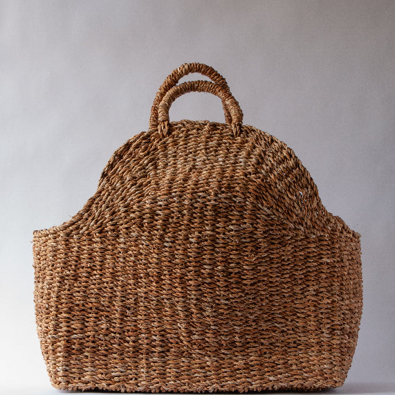 Close‑up of natural Hogla weave texture - Anboise