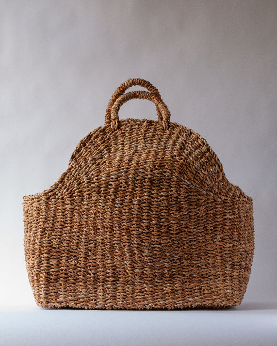 Close‑up of natural Hogla weave texture - Anboise