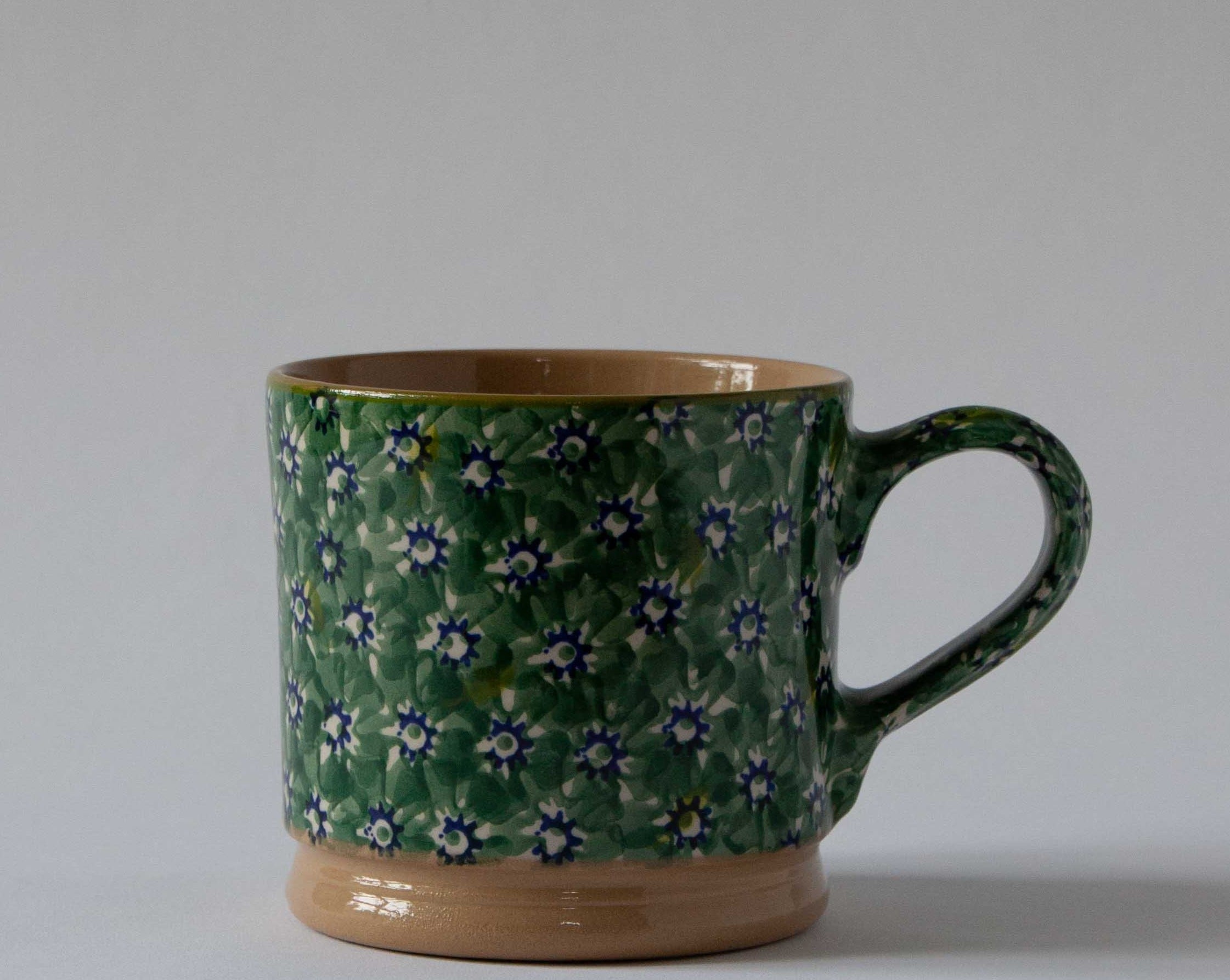 Kenmare Large Handmade Green Ceramic Mug | Anboise Tableware