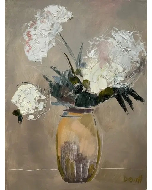 White Peonies | Margaret Devitt